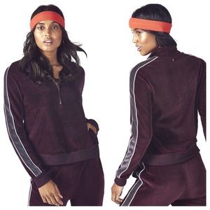 NWT Fabletics Britt Velour Sweatshirt